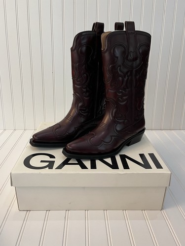Stivali donna ganni bordeaux - stivali,