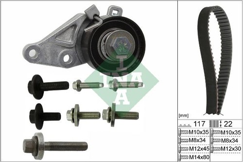 Kit cinghie dentate schaeffler - dentate,