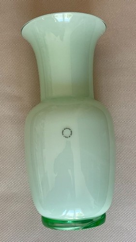 Venini vaso opalino verde - vaso,