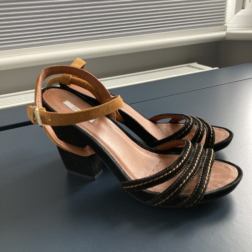 Sandali geox tacco donna - sandali, 5