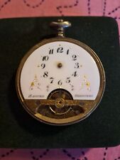  OROLOGIO DA TASCA HEBDOMAS 8 GIORNI  CASSA IN ARGENTO 800