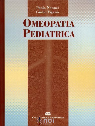 Libro omeopatia pediatrica - pediatrica,