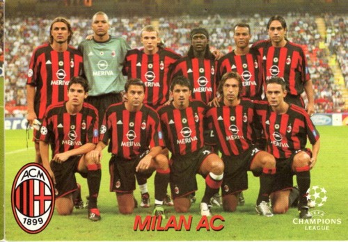 Cartolina formazione squadra - cartolina,