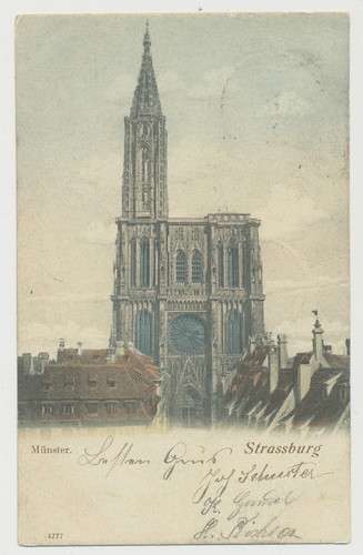 Cartolina strasburgo - cartolina,