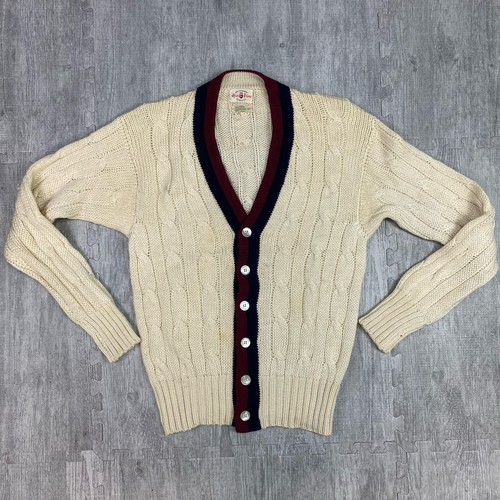 Cardigan cricket vintage alan - cricket,