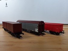 Lotto n. 3 carri merci Roco