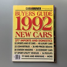 Car and Driver 1992 Buyers