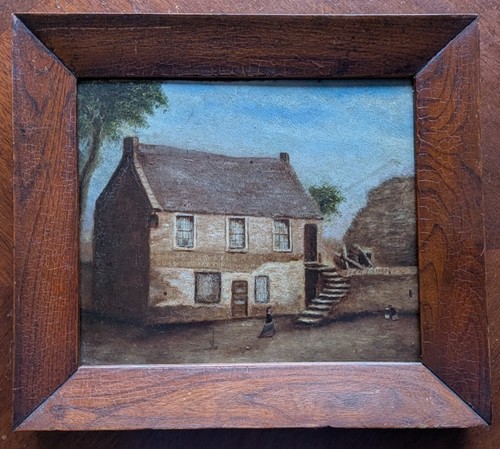 Quadro olio casa giacomo - quadro,