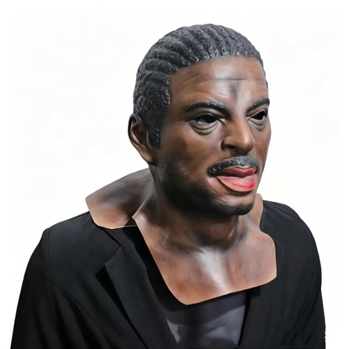 Maschera uomo nero realistica
