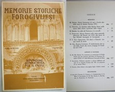 MEMORIE STORICHE FOROGIULIESI 1981 Friuli Azzano Decimo Cervignano Chiavris