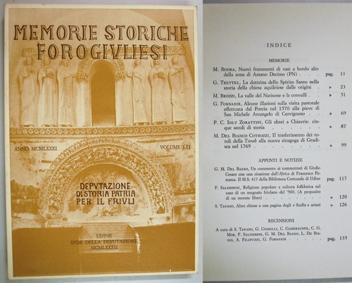 Memorie storiche forogiuliesi - memorie,
