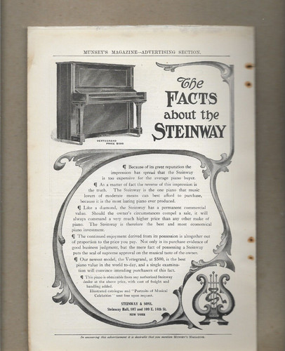 Steinway sons vertegrand - sons,