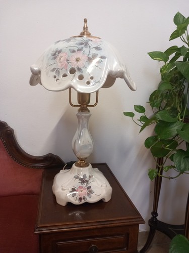 Lampada vintage porcellana - vintage,