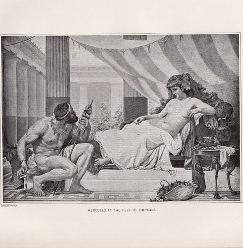Ercole piedi omphale - ercole, di