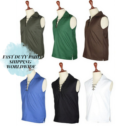 Camicia uomo smanicata