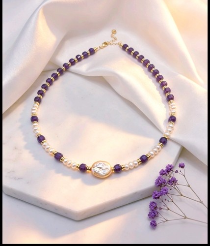 Collana vintage fatta - collana, a