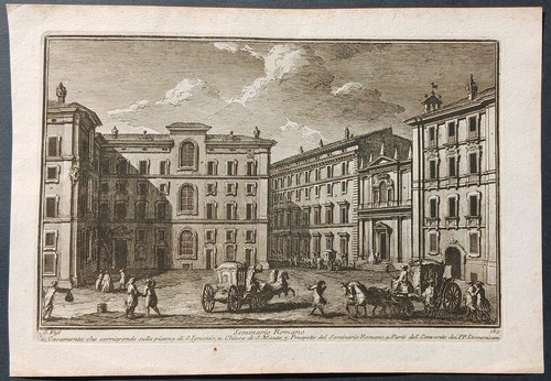 Stampa antica giuseppe vasi - stampa,