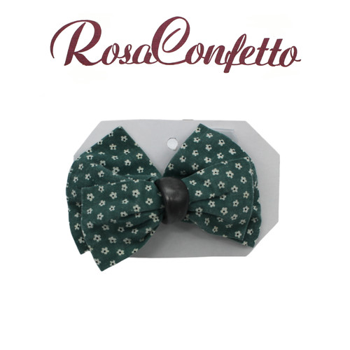 Bow hair clip cotton - bow,