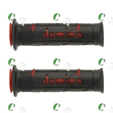 Manopole Stradali Domino Tommaselli Moto Scooter Minimoto Gp nero rosso strada