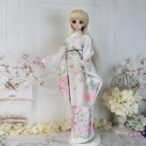 Set kimono giapponese bianco