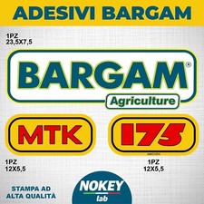ADESIVI TRATTORE BARGAM
