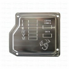 Coperchio superiore cambio con logo abarth per fiat 500 f-l-r e 126 d'epoca