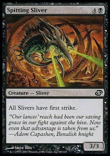 Spitting sliver planar chaos - sliver,
