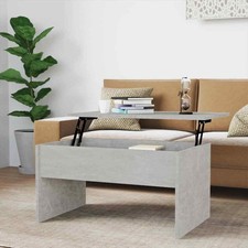 vidaXL Tavolino Grigio Cemento