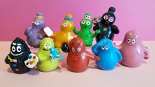BARBAPAPA FIGURINES VINTAGE ANCIEN PVC FIGURES 9 PERSONNAGES RARE ANNÉES 70 RARE