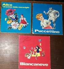 Lotto 3 volumi collana Folletto allegro, Alice, Puccettino, Biancaneve...