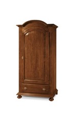 ARMADIO 1 PORTA VOLTO IN LEGNO