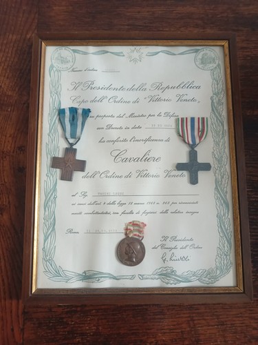 Diploma cavaliere - diploma,