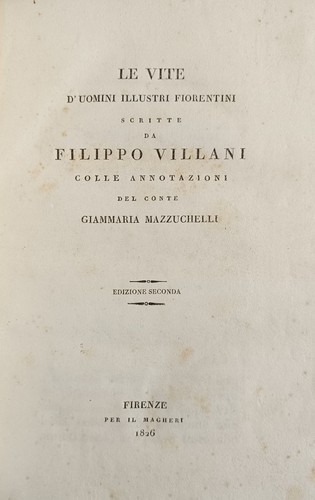 Villani filippo vite - le,