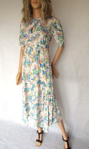 Abito midi floreale topshop - abito,