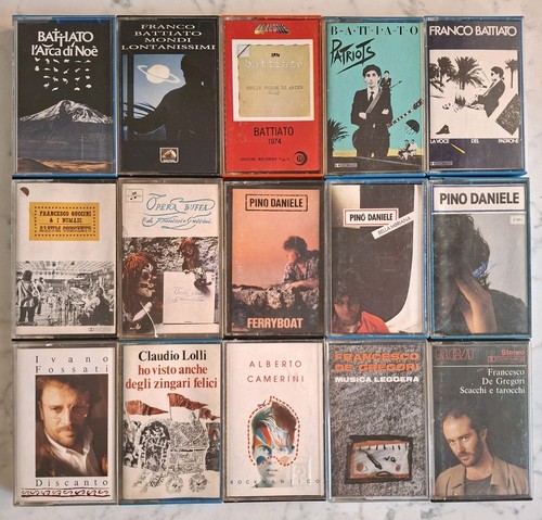 Lotto cassette audio - 15,