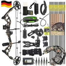 Tiro con l'arco Compound arco set 0-70lbs regolabile 325fps arco sportivo caccia DE