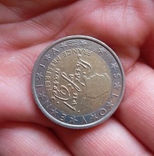 Moneta da 2 euro rara Slovenia