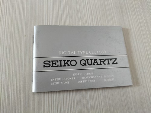 Seiko f039 thin digital - seiko, lc