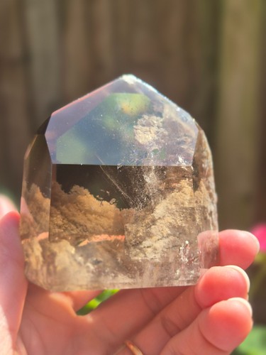 Point smoky phantom - smoky, quartz