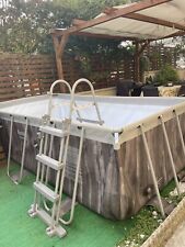 Bestway Power Steel Piscina Fuori Terra Rettangolare 8124L 412x201x122cm