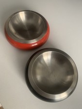 Portacenere  2 portaceneri svuotatasche Vintage Metallo Alluminio Modernariato