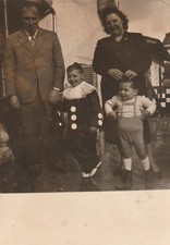 B4 - Foto Photo Fotografia  Anni 50 - Coppia Bambini Vestito Carnevale