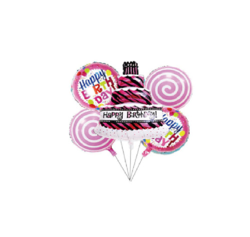 Set palloncini mylar - set, happy