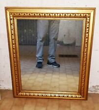 SPECCHIO CON CORNICE ORO CM 70 X  80 CIRCA