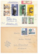 GERMANIA 1979 DDR LOTTO 2 LETTERE VEDI FOTO