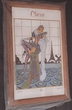 Specchio Cherie Vintage – Riproduzione Art Déco 1900 – Ricordi Arte – 25,5x41 cm