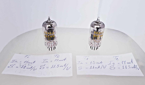 Ecc88 tesla coppia abbinati - tesla,