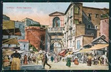 Napoli Città Porta Capuana cartolina MX4725