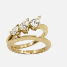 Fascia da sposa in oro giallo