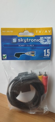 Skytronic scart a - m, 3x